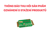 Thông báo thu hồi sản phẩm - Delisso oplatky 40g lískový oříšek