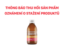 Thông báo thu hồi sản phẩm - Leros Immunity Shot 150 ml