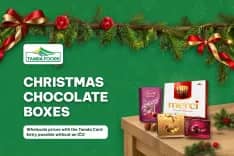 Christmas chocolate boxes at Tamda Foods