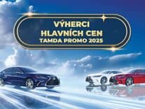 Tamda Promo 2025: již známe naše 3 výherc vozů Lexus ES 300h