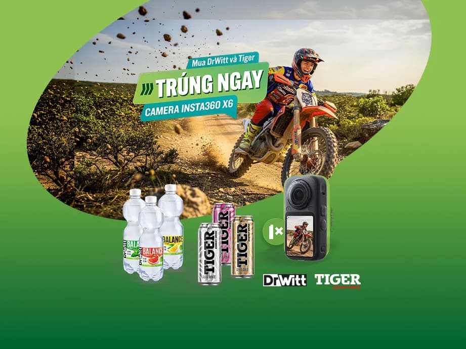 CHƯƠNG TRÌNH KHUYẾN MÃI TIGER VÀ DRWITT