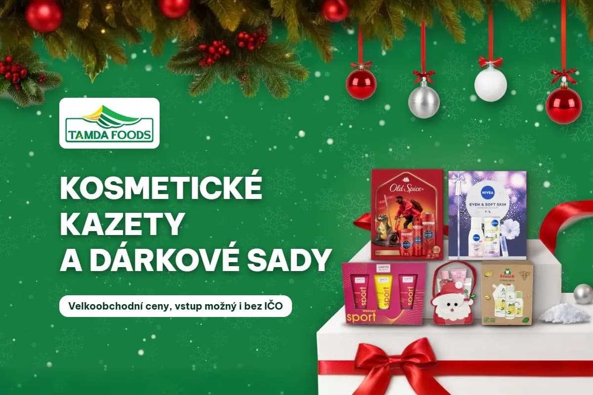 Kosmetické kazety a dárkové sady na Vánoce